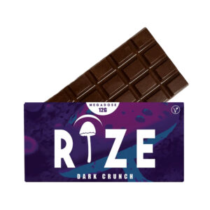 Rize – Dark Crunch Megadose Mushroom Chocolate Bar 12G