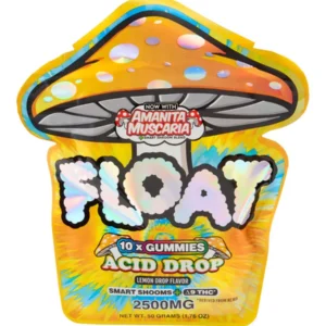 Acid Drop Float Mushroom Gummies + Delta 9 THC 2500mg