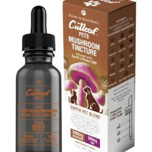 Beef Cutleaf Pet Mushroom CBD Tinctures
