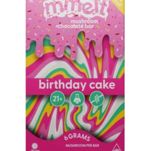 Birthday Cake Mmelt Mushroom Chocolate Bar 6G