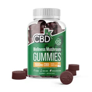 CBDfx Wellness Mushroom Gummies 1500mg