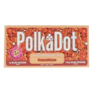 Caramel Crave PolkaDot Mushroom Belgian Milk Chocolate 250mg