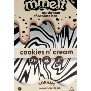 Cookies & Cream Mmelt Mushroom Chocolate Bar 6G