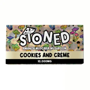 Cookies & Cream Stoned Amanita Muscaria Mushroom Chocolate 10000MG
