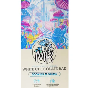 Cookies N Cream MK Finest Exotic Blend White Chocolate Bar 70G