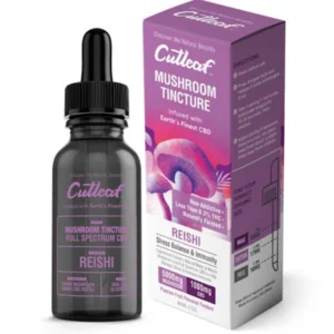 Reishi Passion Fruit Cutleaf Mushroom CBD Tinctures