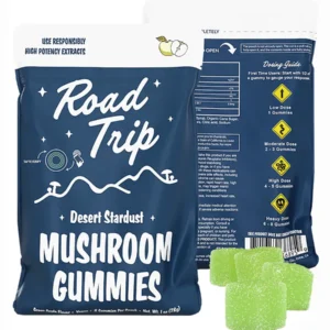 Green Apple Road Trip Desert Stardust Shroom Vegan Gummies 8ct 28G