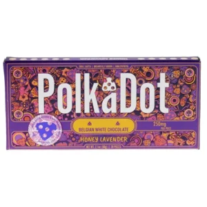 Honey Lavender PolkaDot Mushroom Belgian White Chocolate 250mg