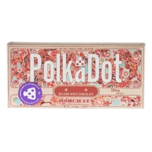 Horchata PolkaDot Mushroom Belgian White Chocolate 200mg Per Piece