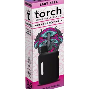 Lady Zaza Torch Mind Melt Mushroom x THC-A Blend Vape 3.5G