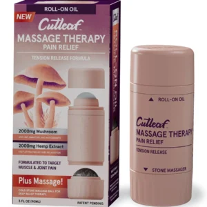 Massage Therapy Tension Release Cutleaf Mushroom Hemp Roll On 2000mg