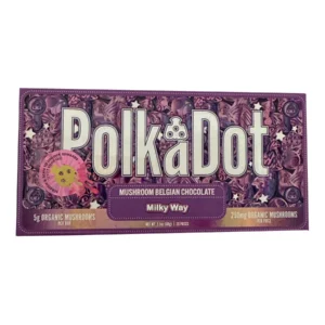 Milky Way PolkaDot Mushroom Belgian Milk Chocolate 250mg Per Piece