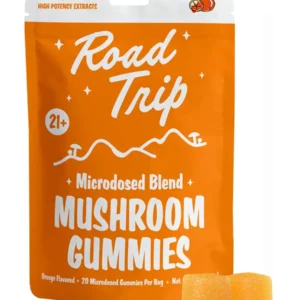 Orange Road Trip Microdosed Blend Mushroom Gummies 20ct 70G