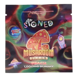 Peach Stoned Amanita Muscaria Mushroom Gummies 1000MG