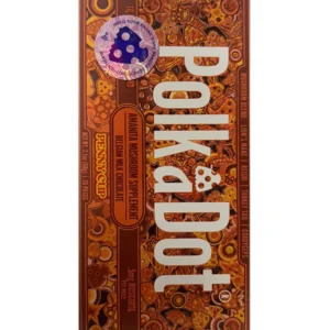 Penny Cup PolkaDot Mushroom Belgian Milk Chocolate 500mg