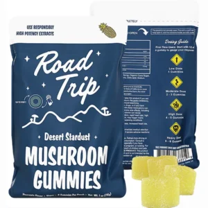 Pineapple Road Trip Desert Stardust Shroom Vegan Gummies 8ct 28G
