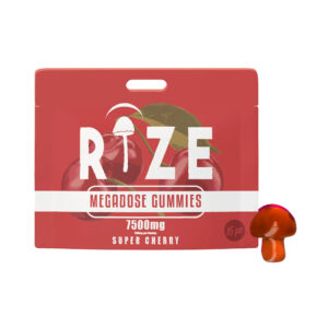 Rize – Super Cherry Mushroom Gummies – 7500mg – 15ct