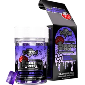 Sour Grape Exodus Mushy Drops Gummies 10000mg