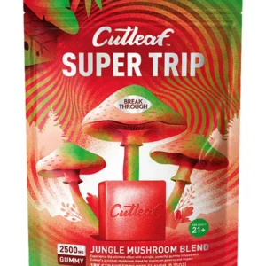 Strawberry Kiwi Cutleaf Super Trip Jungle Mushroom Blend Gummies 2500MG