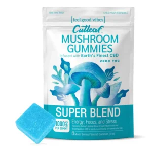 Super Blend Cutleaf Mushroom Gummies Zero THC 1000mg