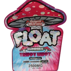 Trippy Hippy Float Mushroom Gummies + Delta 9 THC 2500mg