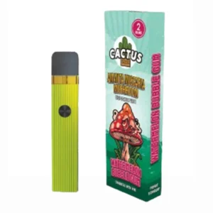 Watermelon Bubble Gum Cactus Labs Amanita Muscaria Mushroom Vape Enhanced With HHC 2G