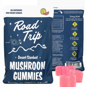 Watermelon Road Trip Desert Stardust Shroom Vegan Gummies 8ct 28G