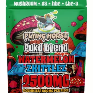 Watermelon Zkittlez Flying Horse Fukd Blend Gummies 2500MG