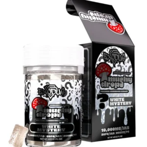 White Mystery Exodus Mushy Drops Gummies 10000mg