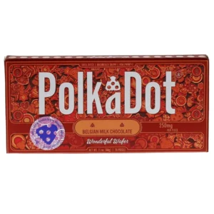 Wonderful Wafer PolkaDot Mushroom Belgian Milk Chocolate 250mg