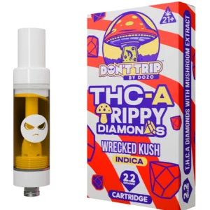 Wrecked Kush Don’t Trip by Dozo THC-A Trippy Diamonds Cartridge 2.2G