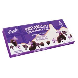 Purple Mushroom Enhanced Microdose Bar – Cookies & Cream