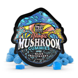 TreHouse Blue Raspberry Magic Mushroom Gummies