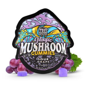 TreHouse Sour Grape Magic Mushroom Gummies