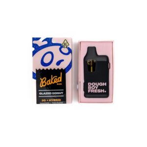 BAKED BAR – DISPOSABLE RECHARGEABLE VAPE CART – DIAMONDS + THCA BLEND – 2GM (2000MG)